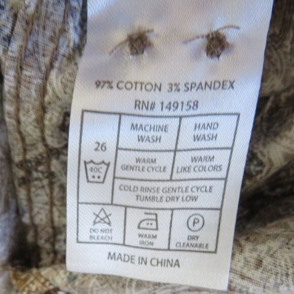 Consequence* Men's Long Sleeve Button Down Curved Hem BOHO Shirt~ Size Medium - Picture 5 of 11